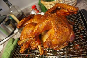 Our 15-pound turkey