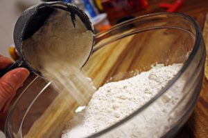 Flour mixture for the cookie dough