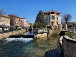 L'Isle-sur-la-Sorgue is a fairytale town in Provence, France.